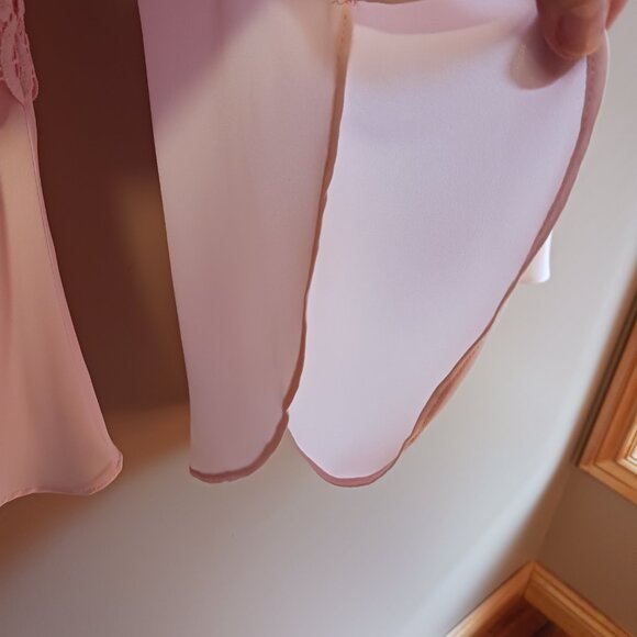 Elegant Lace Sleeve Blouse - Pink - Picture 4 of 8